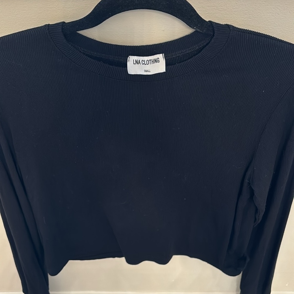 LNA Rey mock neck black top - Picture 6 of 9